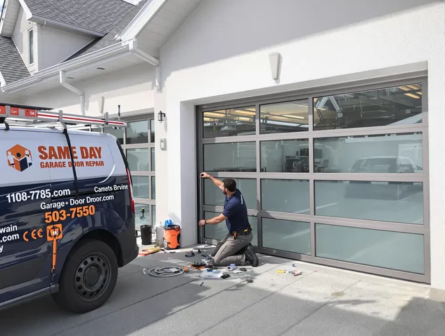 Same-day garage door repair service by Groton Garage Door Repair in Groton